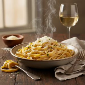 Fettuccine Alfredo (Versión Rápida y Cremosa)