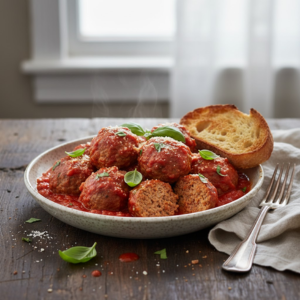Albóndigas Caseras en Salsa de Tomate (¡Jugosas y Fáciles!)