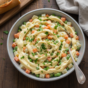 Ensalada Rusa Fácil y Cremosa (¡Un Clásico Infalible!)